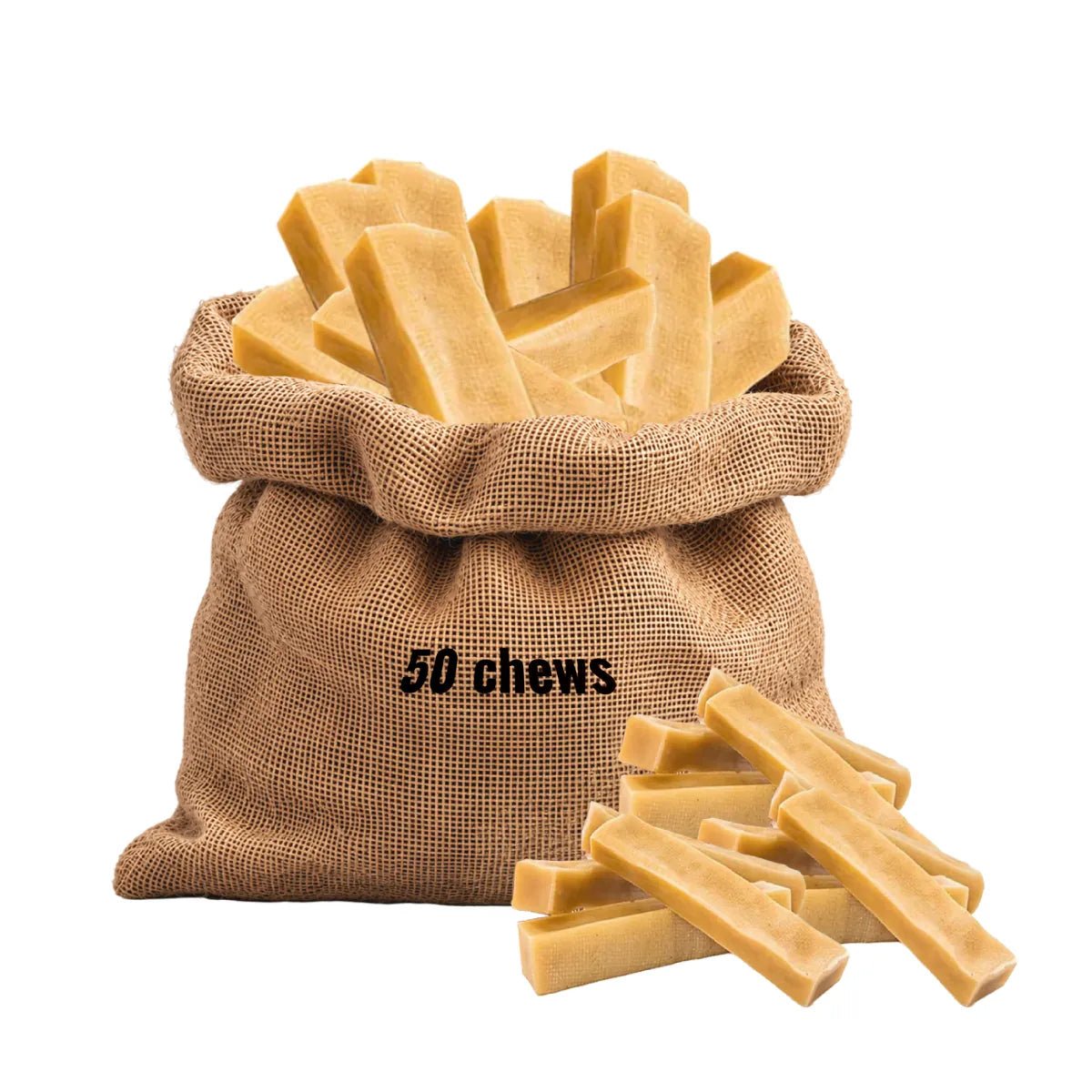 BULK - REGULAR Himalayan Yak Chews (SMALL & LARGE) - Natural Dog Chew by Kathmandus