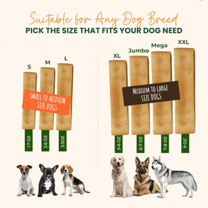 BULK - REGULAR Himalayan Yak Chews (SMALL & LARGE) - Natural Dog Chew by Kathmandus