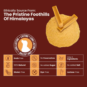 Himalayan Yak Cheese - Dog Food Topper - Natural Dog Chew by Kathmandus