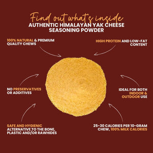 Himalayan Yak Cheese - Dog Food Topper - Natural Dog Chew by Kathmandus