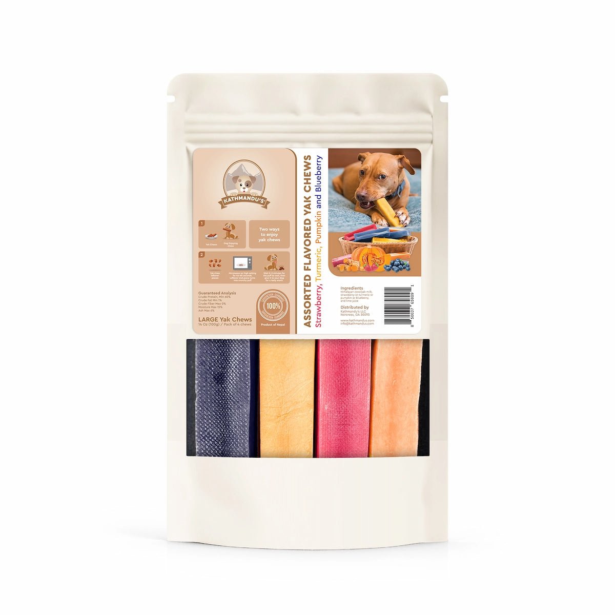 Mix-Flavored Himalayan Chews (Variety Pack) - Natural Dog Chew by Kathmandus