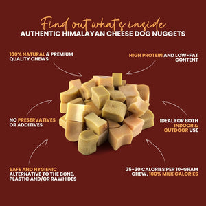 Yak Chew Nuggets - Himalayan Dog Treats - Natural Dog Chew by Kathmandus